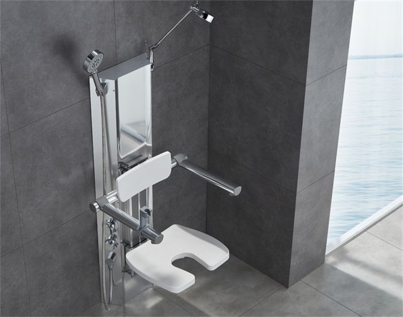 SH-420 Instalación multifuncional de ducha de asiento ajustable para ancianos