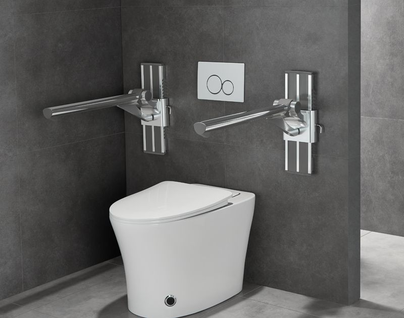 rieles de agarre de ducha ajustables HB-L680 ADA para el baño
