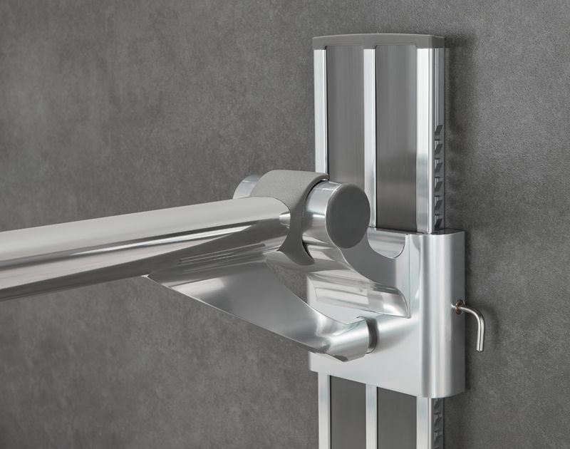 rieles de agarre de ducha ajustables HB-L680 ADA para el baño