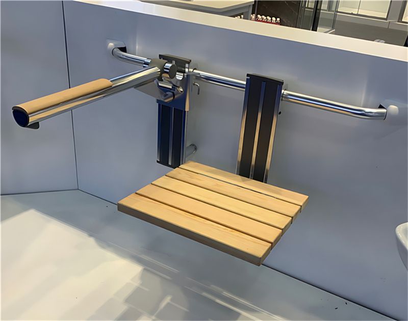 Rieles de agarre colgantes ajustables de cromo HD-L680 para el baño