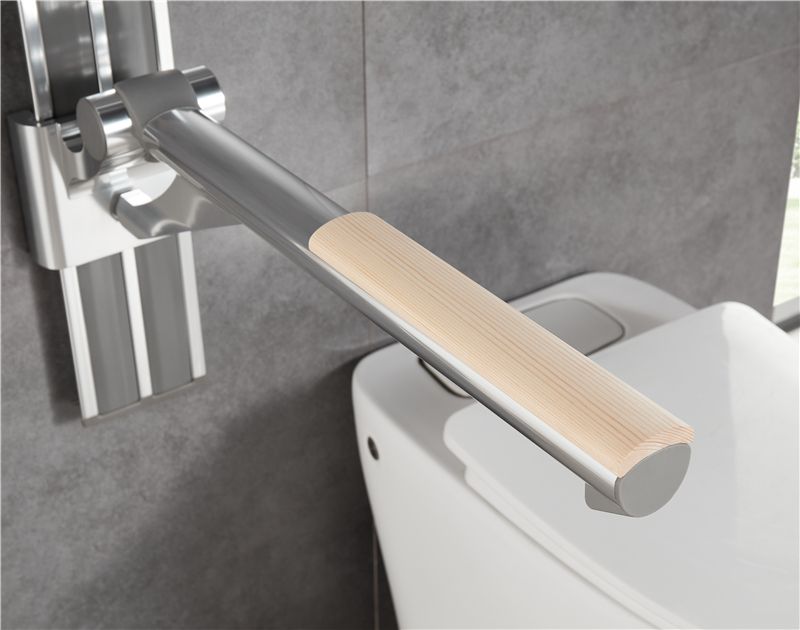 HB-L680M Rieles de agarre de baño de madera ajustable para ancianos y atención para discapacitados