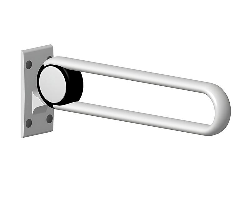 XHA-U622 Rieles de agarre de baño plegables con bisagras con bisagras en forma de cromo: Seguridad confiable y soporte ergonómico