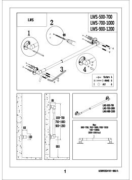 LWS- (500-700,700-100,900-1200) Instalación